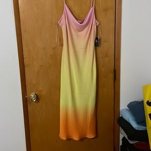 Express dress lined NWT midi length